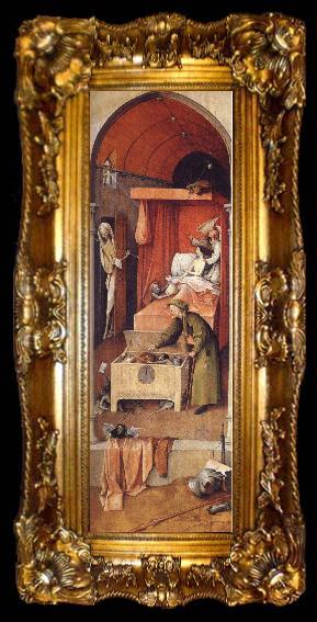 framed  unknow artist Hieronymus Bosch,Doden and miser, ta009-2